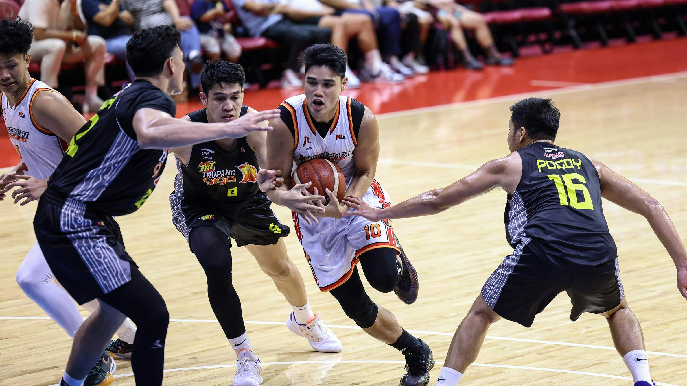 PBA: Arvin Tolentino catches fire early as NorthPort drubs TNT